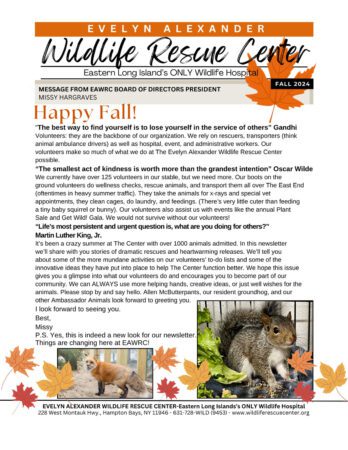 Fall 2024 Newsletter